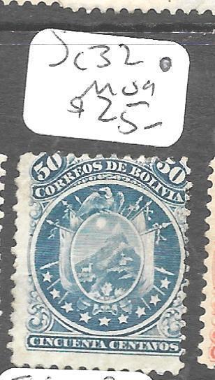 BOLIVIA (P1503B)  50C SC 32  MOG