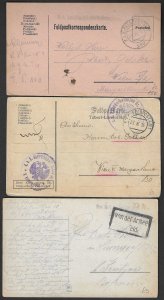 POSTAL HISTORY MILITARY MAIL: WWI & WWII selection of covers - 70851
