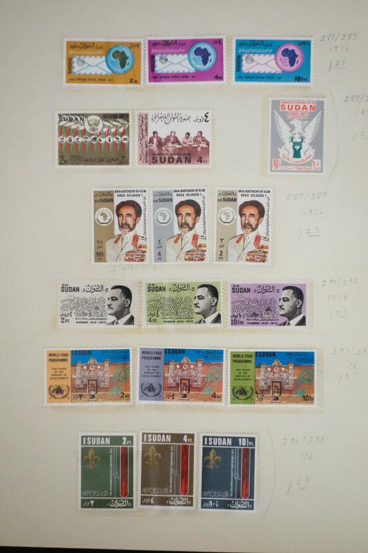 Sudan Mint Stamp Collection