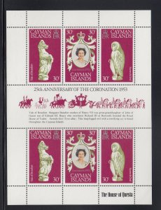 Cayman Islands 404 QEII Coronation mnh
