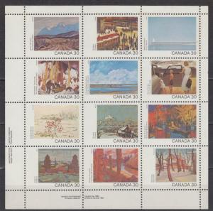 Canada - 1982 Paintings Sc# 966a - MNH  SCV=$8.00 (8860)