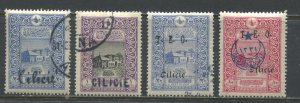 Cilicia various 1919 issues mint o.g. hinged