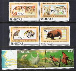 Senegal 741-746a Animals MNH VF