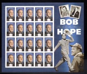 #4406 Bob Hope  Full Sheet 44¢ Stamps Mint NH  