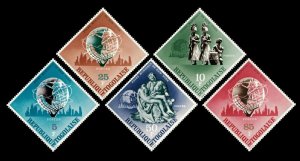 Togo 1965 - New York World's Fair, Unisphere - Set of 5v - Scott 533-37 - MNH