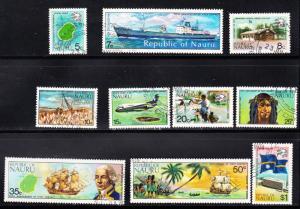 NAURU # 108-113, 114-117 Used  - SG116-121, 122-125