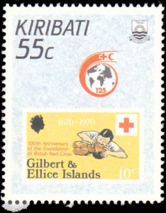 Kiribati #500-503, Complete Set(4), 1988, Red Cross, Never Hinged