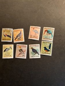 Stamps Thailand Scott #469-76 hinged