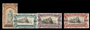 San Marino #89-92 Cat$64.50, 1924 Surcharges, set of four, lightly hinged