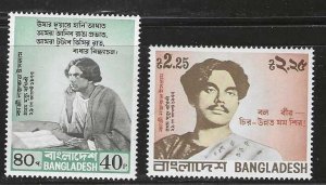 Bangladesh MNH sc# 126-7 Poet