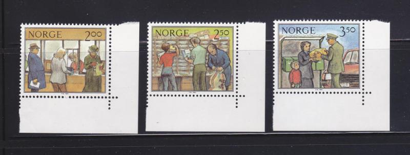 Norway 833-835 Set MNH Postal Services (B)