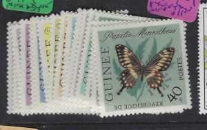 Guinea Butterfly SC 291-304, C47-9 MNH (9eyx) 