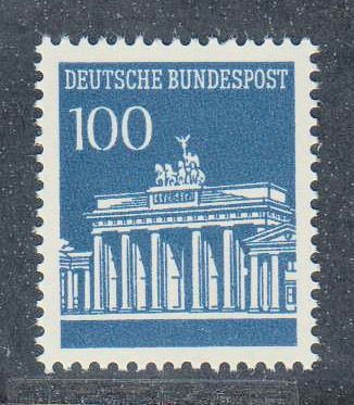 Germany,  100pf Brandenburg Gate (SC# 956) MNH