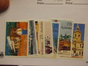 Australia #832-837 set mnh