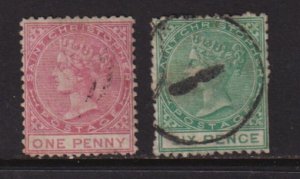 St. Christopher - #1, #3 used, cat. $ 61.25