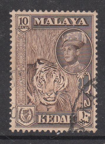 Malaya Kedah 1959 Sc 100 10c Used