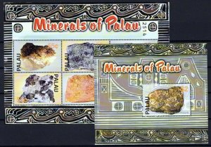 Palau 759-760 MNH Minerals of Palau Rocks Geology ZAYIX 0224M0290