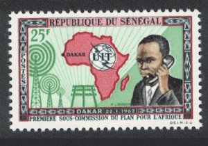 Senegal ITU African Meeting Dakar 1962 MNH SG#248