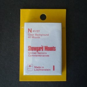 Mounts Showgard, N, 41/27mm (40ea. clear)(00520C)