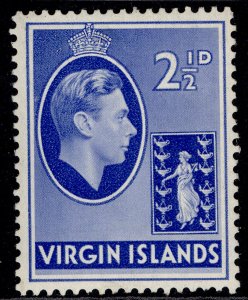 BRITISH VIRGIN ISLANDS GVI SG114, 2½d ultramarine, M MINT. CHALKY