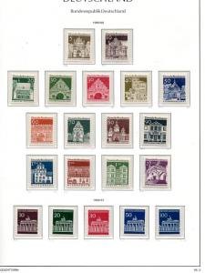 Germany 1962/1969 Collection on 23 pages VF NH