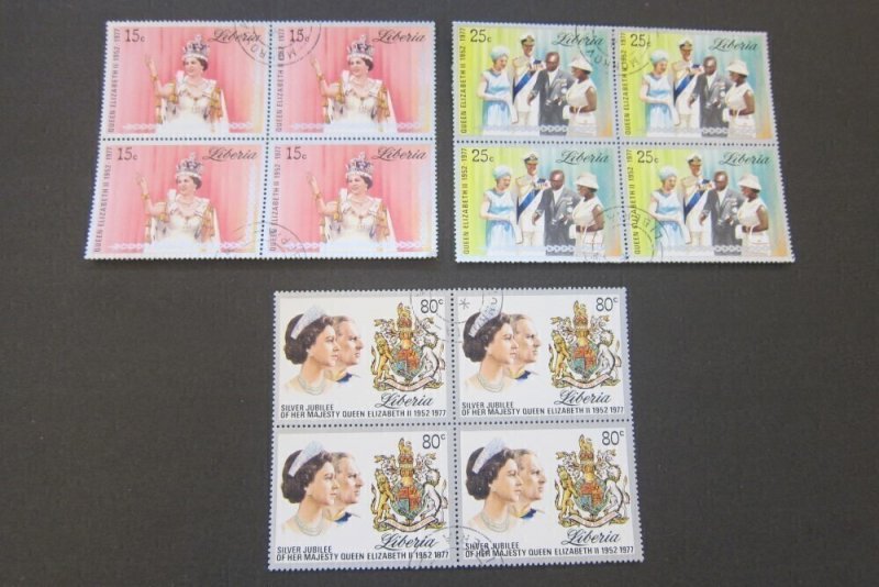 Liberia 1977 Sc 788-90 CTO BLK(4) set FU