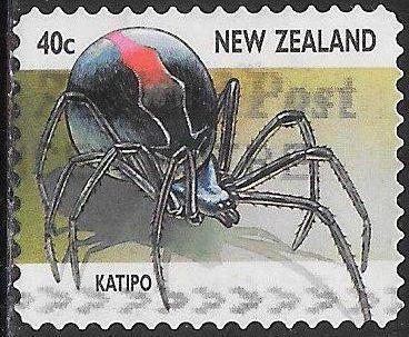 New Zealand 1467 Used - ‭‭“Creepy Crawlies” - ‭Katipo Spider