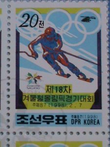 KOREA STAMP: 1998 WINTER OLYMPIC MOSCOW: MNH SOUVENIR SHEET