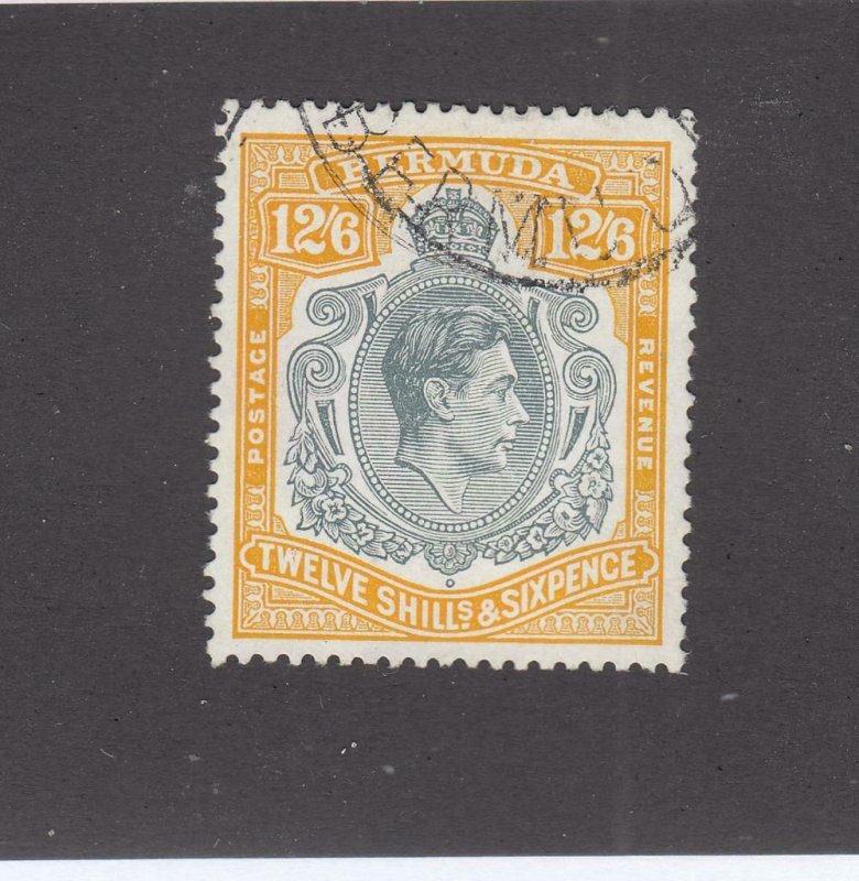 BERMUDA SG # 120e VF-KGV1 12/6d LIGHTLY USED CAT VALUE £75 or $96+