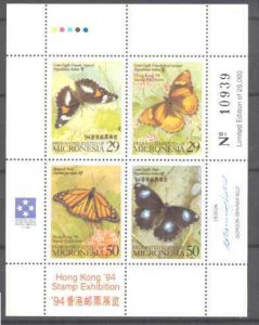 Micronesia 190 MNH Butterflies SCV4.75