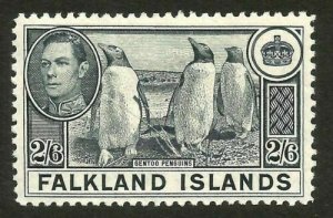 FALKLAND ISLANDS George VI 2/6 SG160 mnh