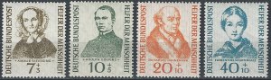 1955 Germania Beneficenza 4v. MNH Unif. 98/101