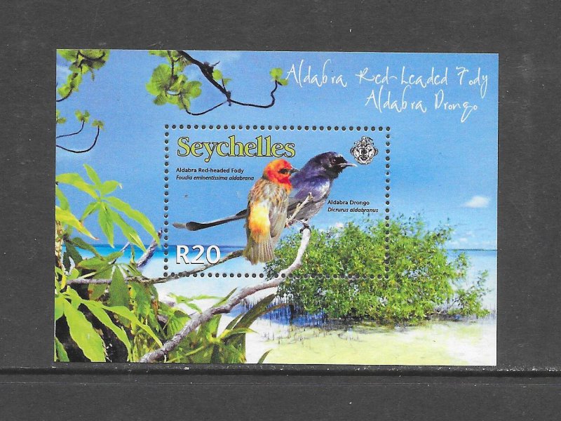 BIRDS - SEYCHELLES #879 S/S MNH