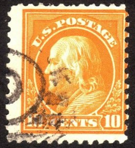 1917, US 10c, Franklin, Used, Sc 510