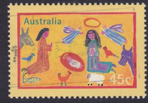 Australia - 1998 Christmas - Naticity 45c used