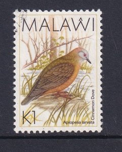 Malawi   #530 used  1988   birds  1k