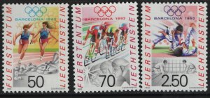 LIECHTENSTEIN   973-975 MNH