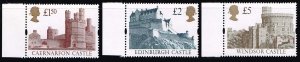 Great Britain 1992,Sc.#1446a; 1447-8 MNH Queen Elizabeth II, High Value Castles