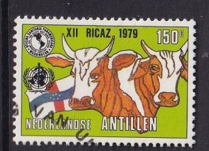 Netherlands Antilles #439 used 1979  zoonosis control 150c green