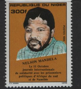 NIGER 740 MNH MANDELA ISSUE 1986