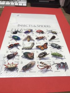 Scott # 3351-INSECTS AND SPIDERS- SHEET OF (20) 33 CENT STAMPS-MNH-1999