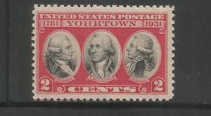 UNITED STATES, 703, MNH, YORKTOWN