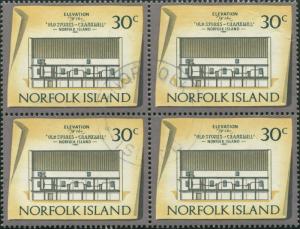 Norfolk Island 1973 SG146 30c Historic Building block FU