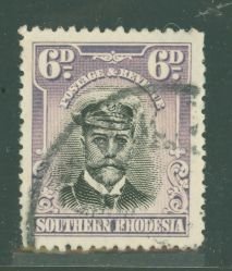 Rhodesia (1890-1923) #127v Used Single