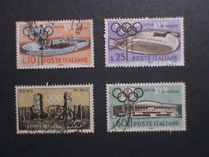 ​ITALIY-VERY OLD -OLYMPIC STATIUMS  USED STAMPS VF  WE SHIP TO WORLD WIDE