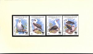 Christmas Island WWF World Wild Fund for Nature MNH stamps Abbott's Boob...