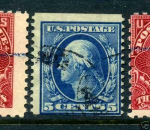 Scott 355 Washington USED Coil Stamp with PSE Cert (Stock 355-12)