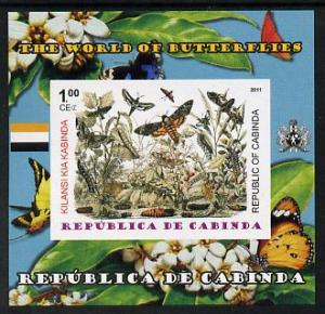 Cabinda Province 2011 The World of Butterflies #1 imperf ...