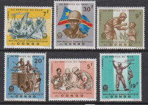 Congo Democratic Republic 553-558 MNH VF