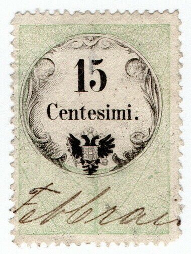 (I.B) Austria/Hungary Revenue : Stempelmarke 15c (Lombardy-Venetia)